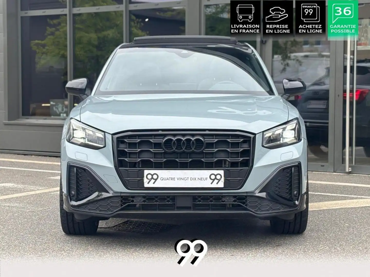 Audi Q2 35 TFSI SONOS PANO LED CUIR VIRTUAL CAMERA LOA LLD Gris - 2