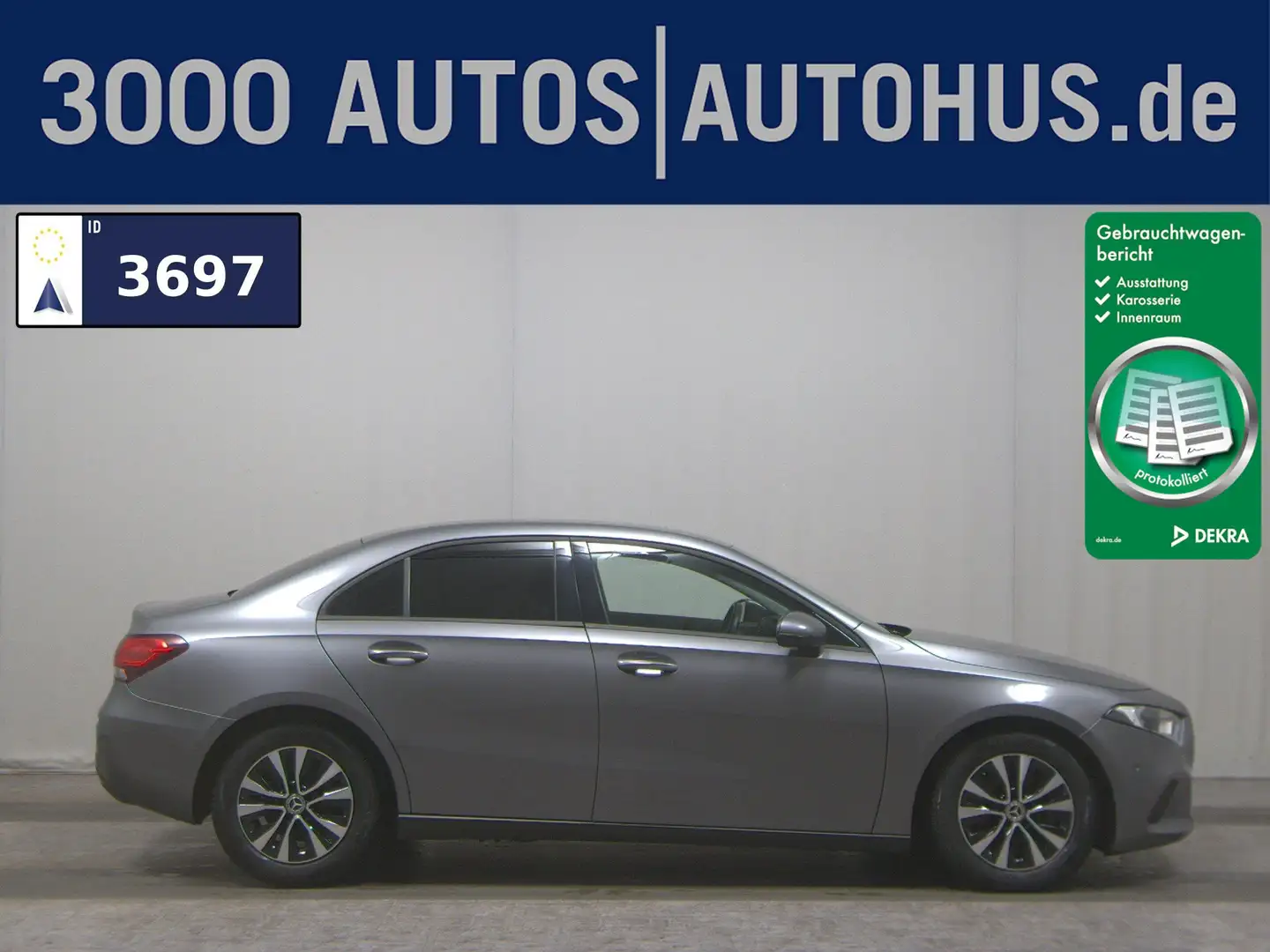 Mercedes-Benz A 180 Lim. d Navi Shz MBUX+ PDC Gris - 1