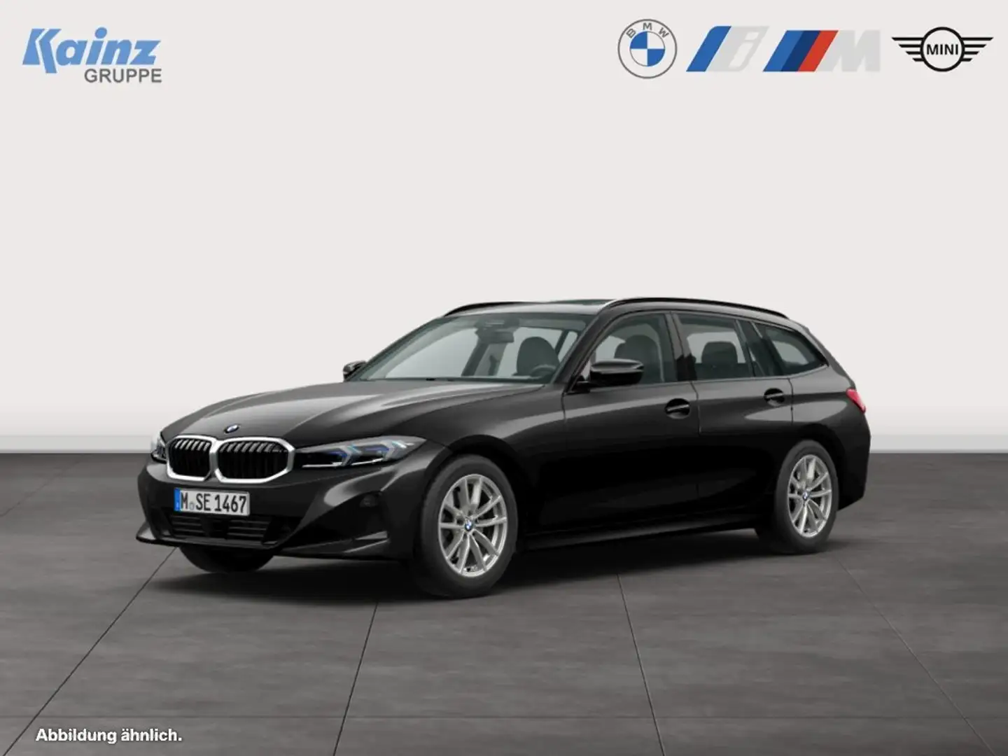 BMW 320 d Schwarz - 1