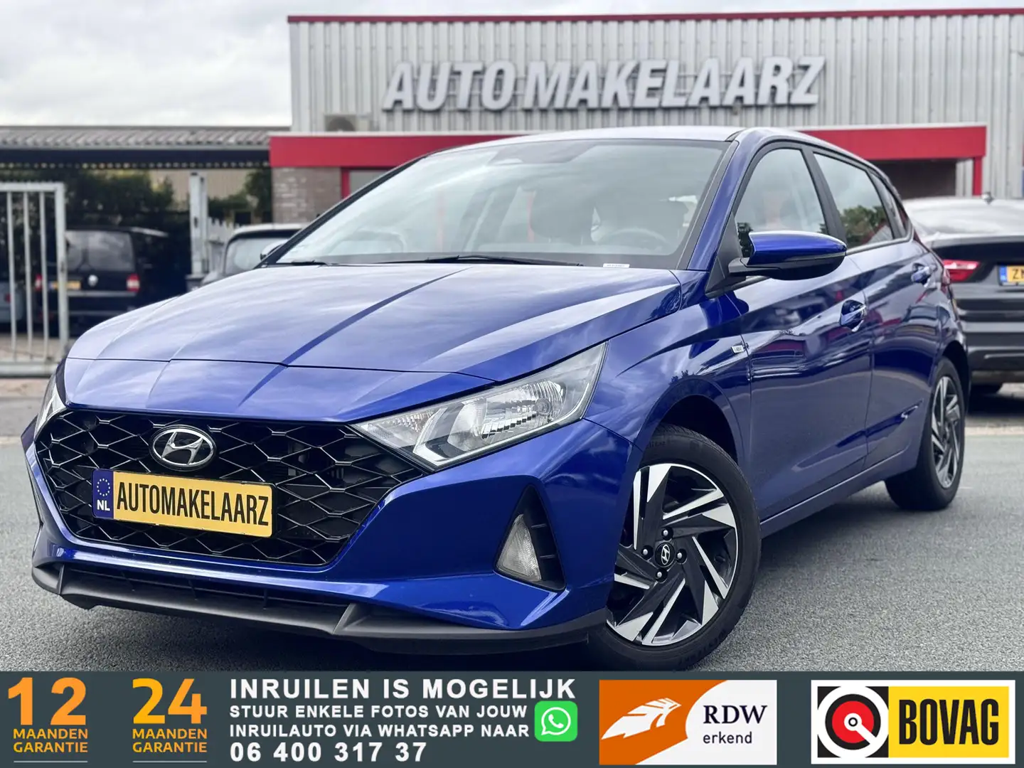 Hyundai i20 1.0 T-GDI Comfort remium BTW AUTO SFEERVERLICHTING Blau - 1