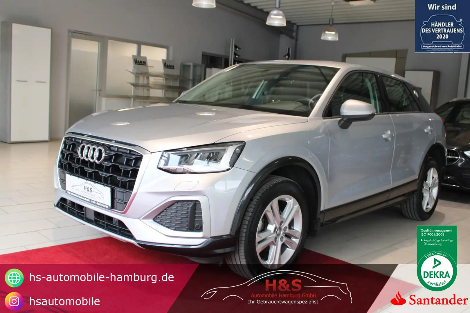 Audi Q2 35 TFSI advanced Standheizung*Carplay-Navi* Silber - 1