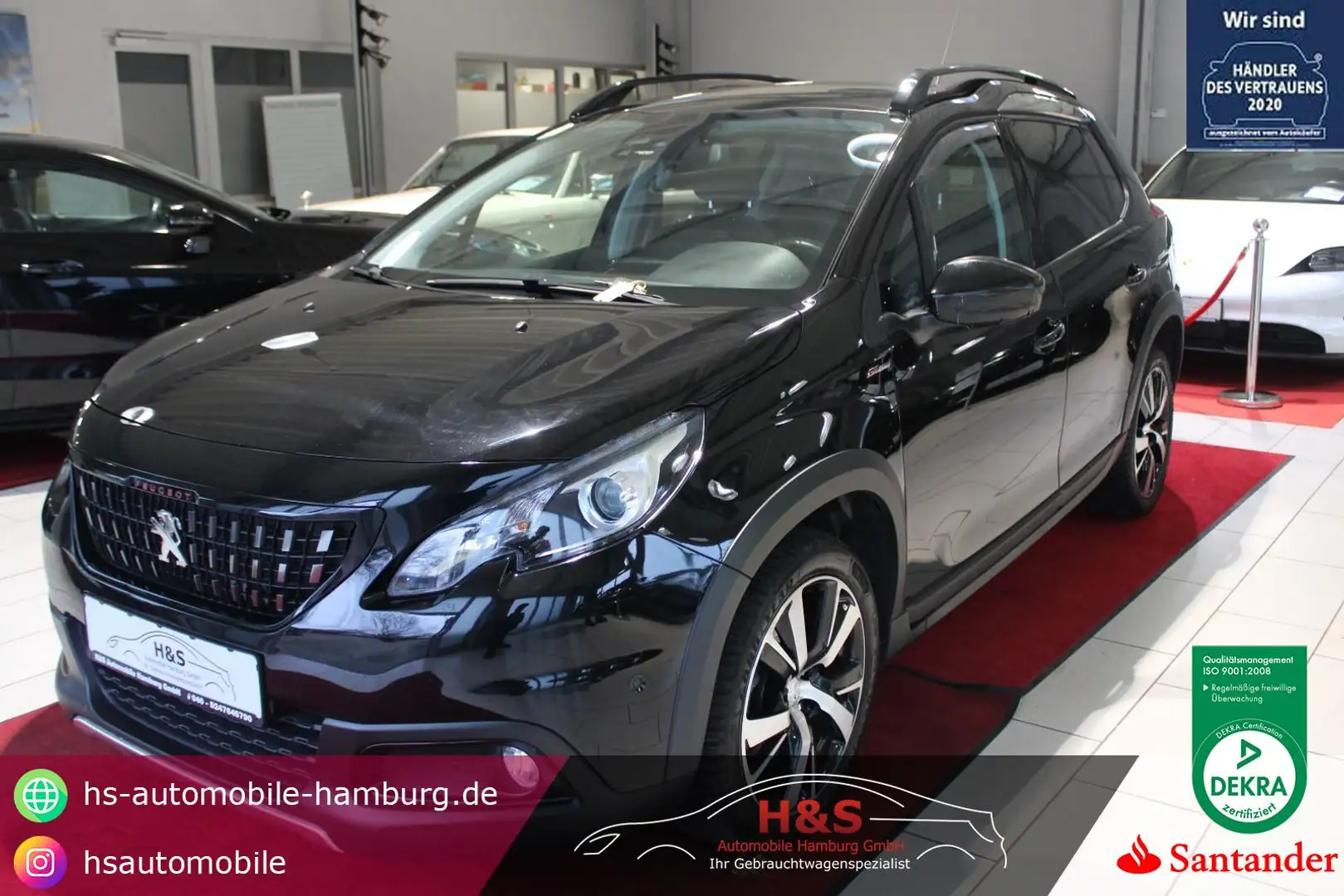 Peugeot 2008 Allure Schwarz - 1