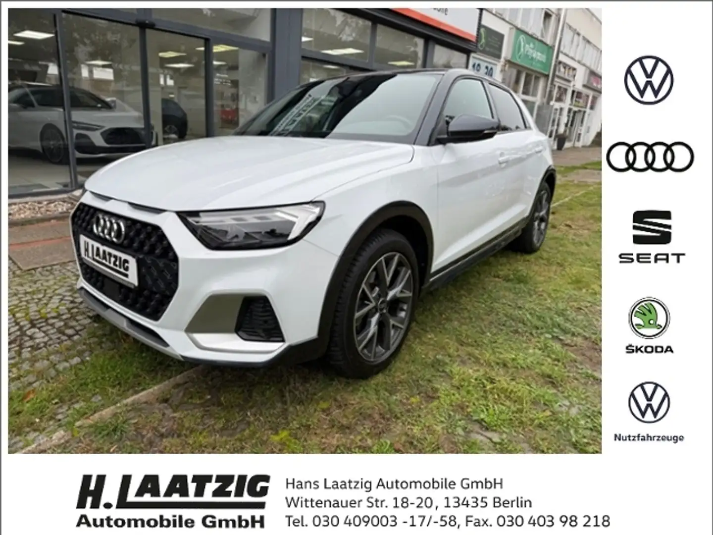 Audi A1 citycarver 30 S tronic S line Navi ACC Blanc - 1