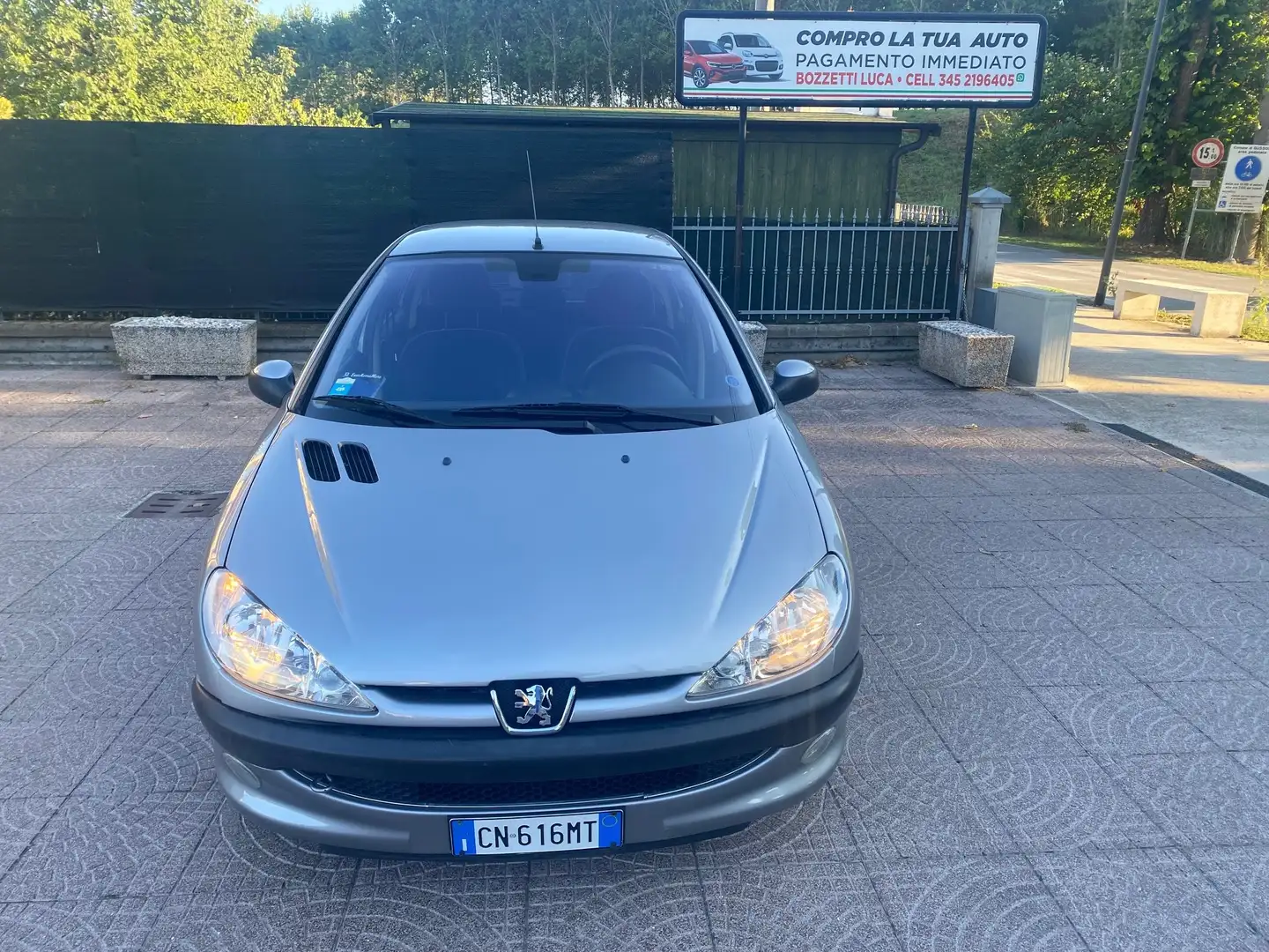 Peugeot 206 1.1 BENZINA CLIMA AUTO, CINGHIA FATTA, UNICOPROPR. Grey - 2