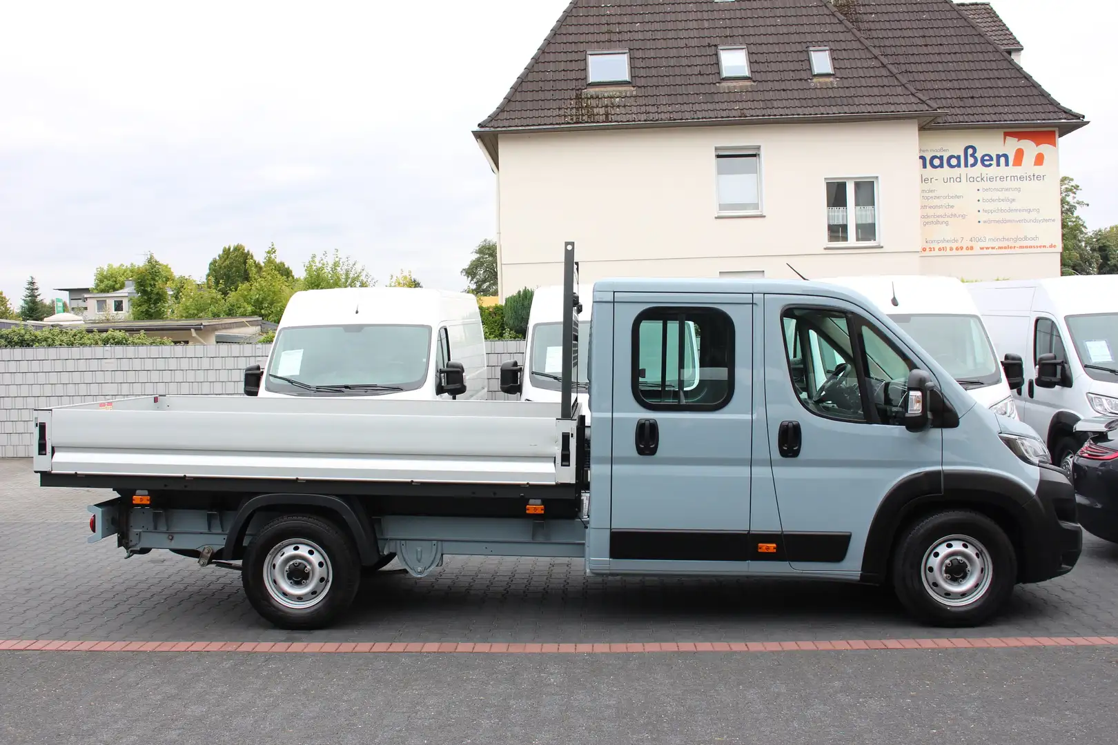 Fiat Ducato 35 L5 140 Pritsche DoKa 7-Sitz*Temp.*Klim Grau - 2