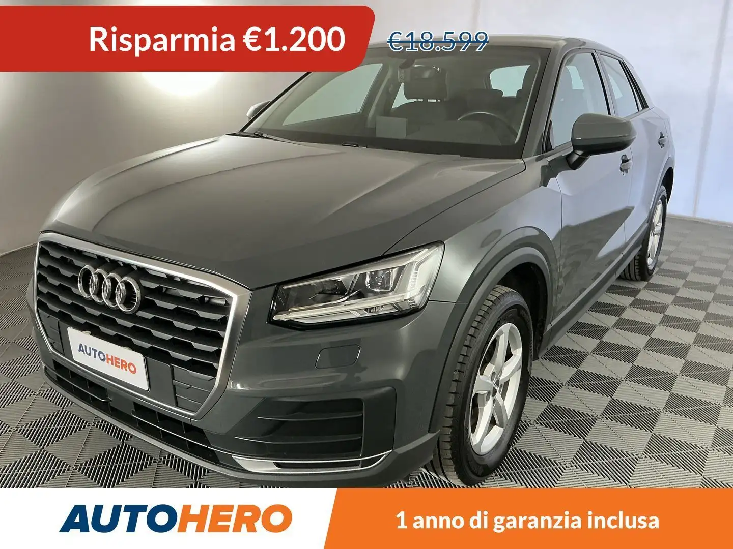 Audi Q2 1.6 TDI  S tronic Grigio - 1