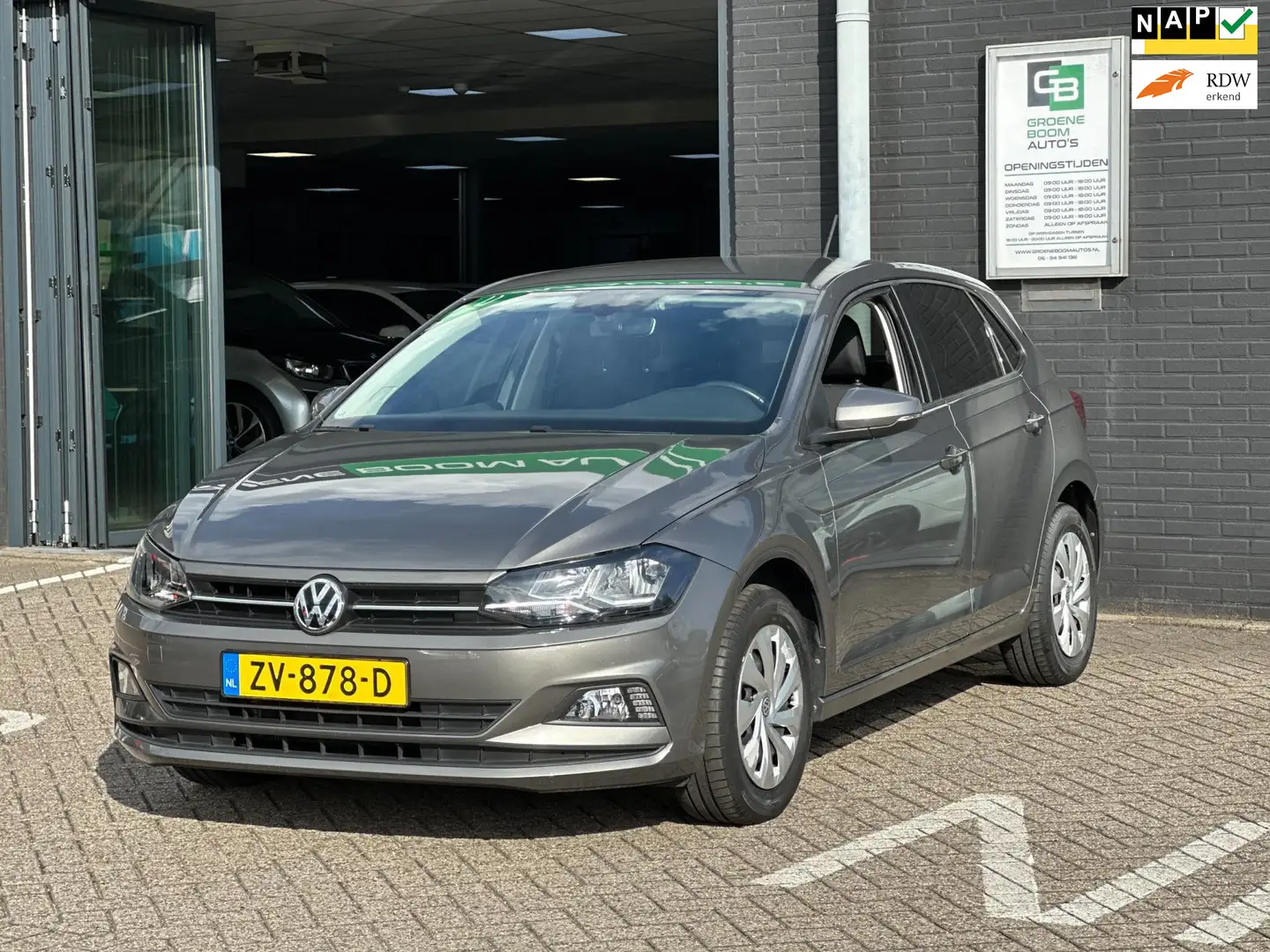 Volkswagen Polo 1.0 MPI Comfortline/1 STE EIG/APP-CONNECT/AIRCO/NL Gris - 1