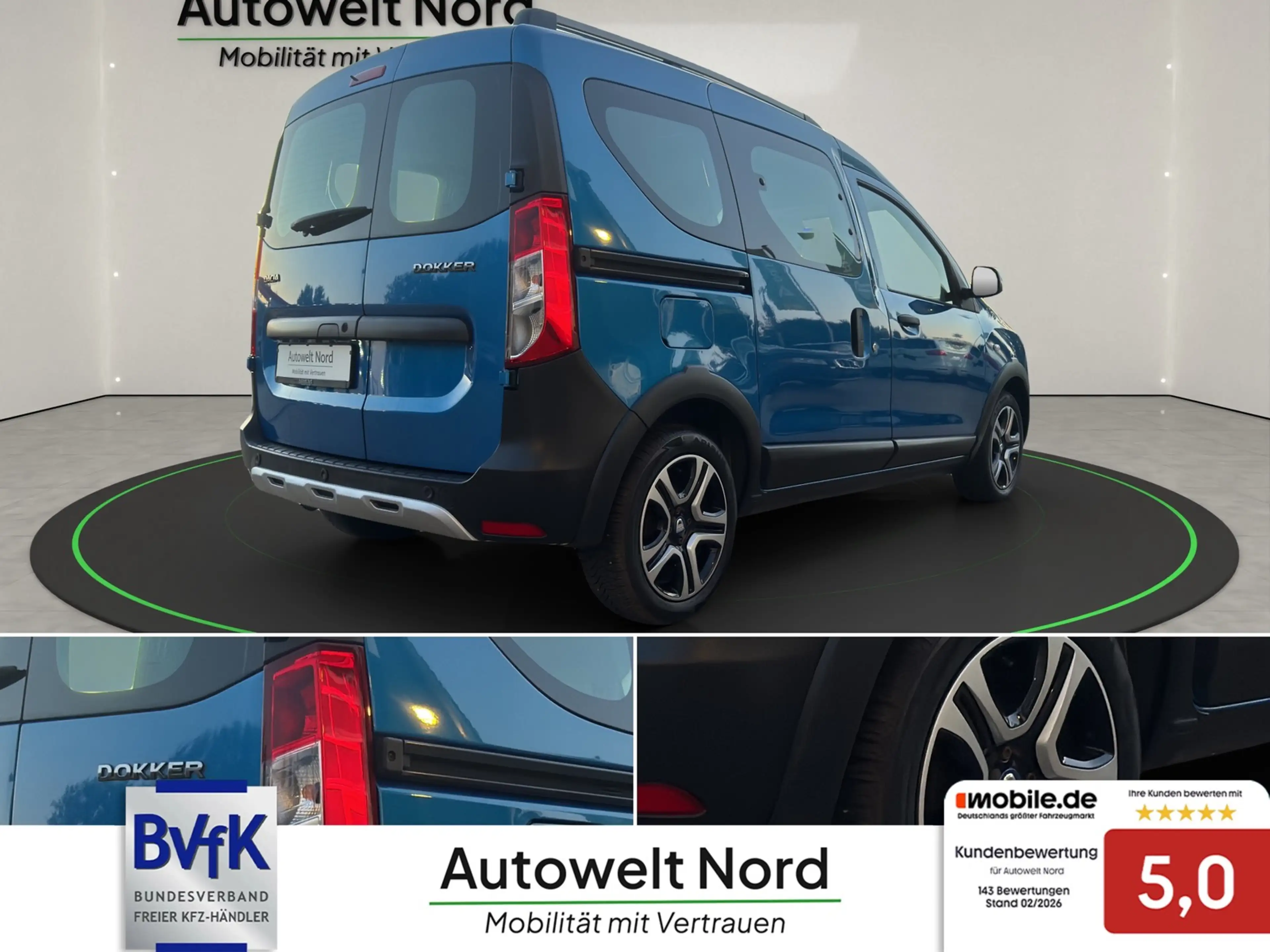 Dacia Dokker Stepway Celebration 1,6 Liter~SHZ~NAVIGATION~TEMPO — photo 5