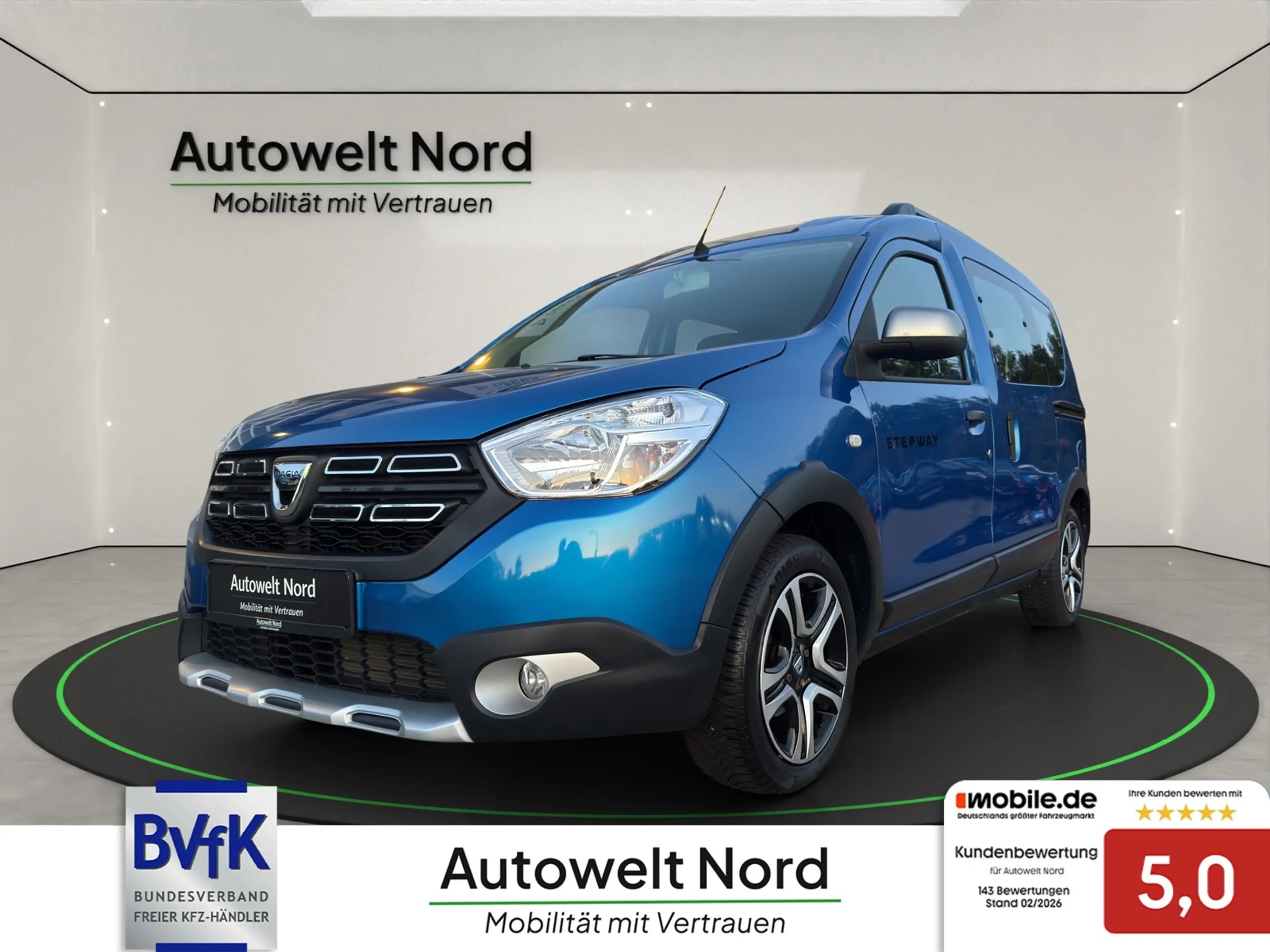Dacia Dokker Stepway Celebration 1,6 Liter~SHZ~NAVIGATION~TEMPO