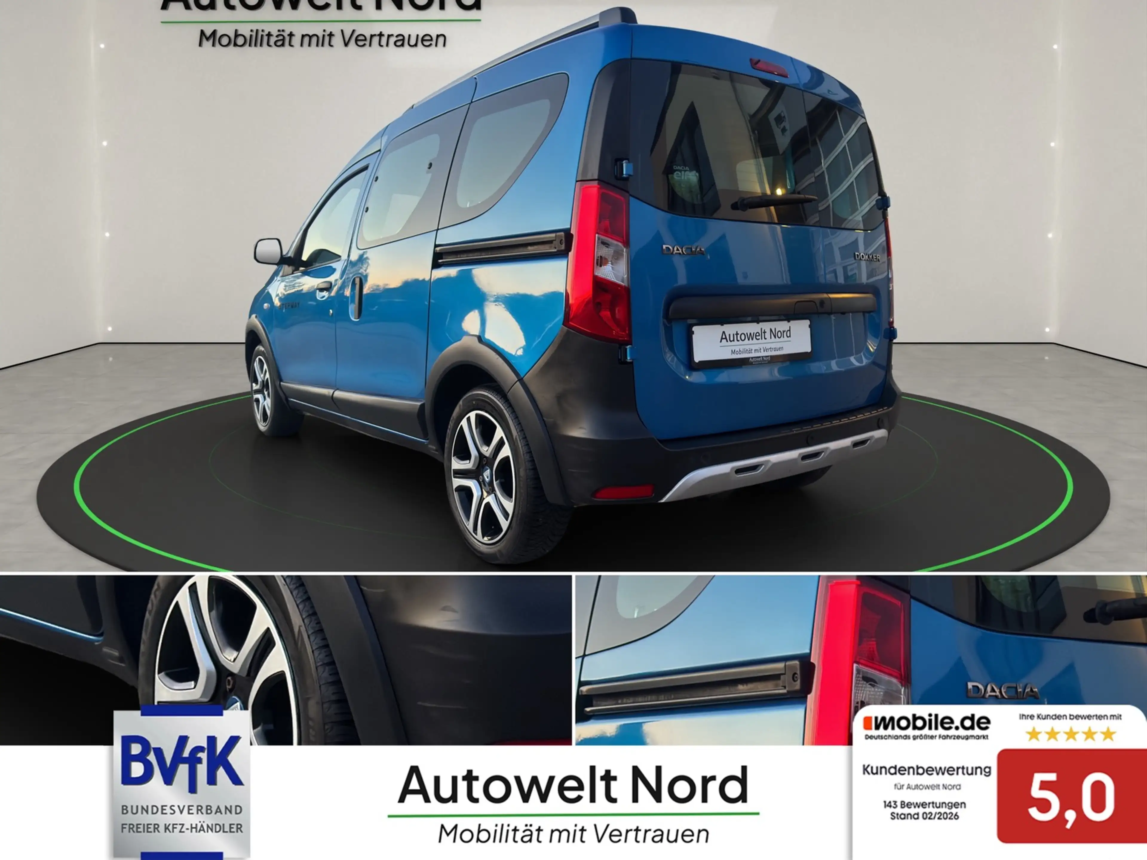 Dacia Dokker Stepway Celebration 1,6 Liter~SHZ~NAVIGATION~TEMPO — photo 7
