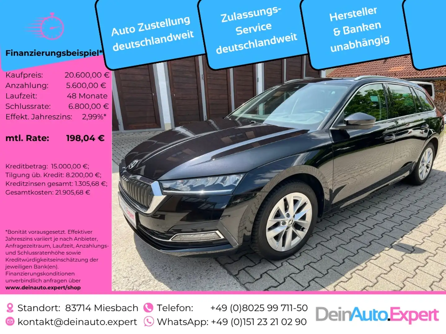Skoda Octavia Style First Edition *LED*NAVI*Assists*Head-up*PDC Schwarz - 1
