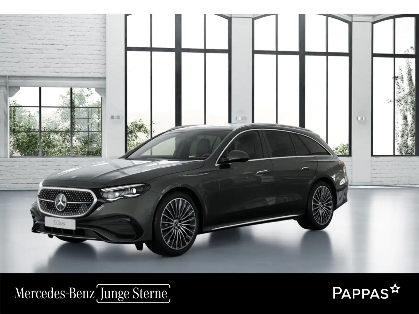 Mercedes-Benz E 300 de 4MATIC mit EQ Hybrid Technologie T-Modell AMG L Grau - 1
