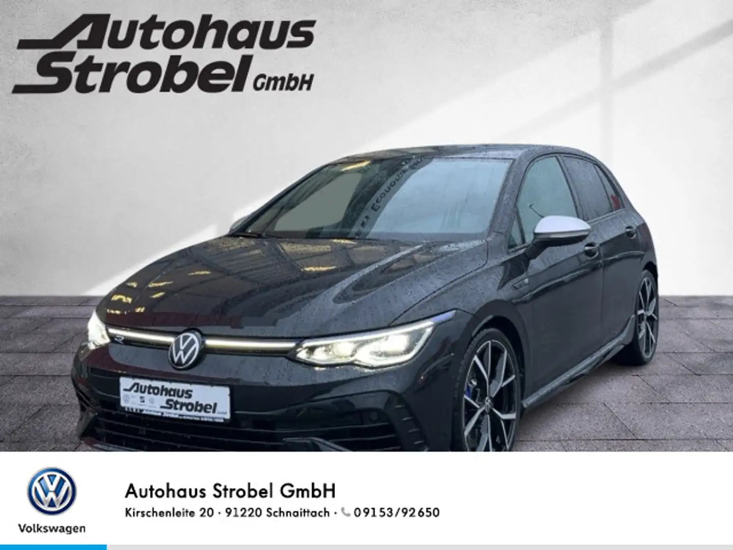 Volkswagen Golf VIII R 2.0 TSI DSG 4M ACC DCC LED-Matrix Ka Schwarz - 1