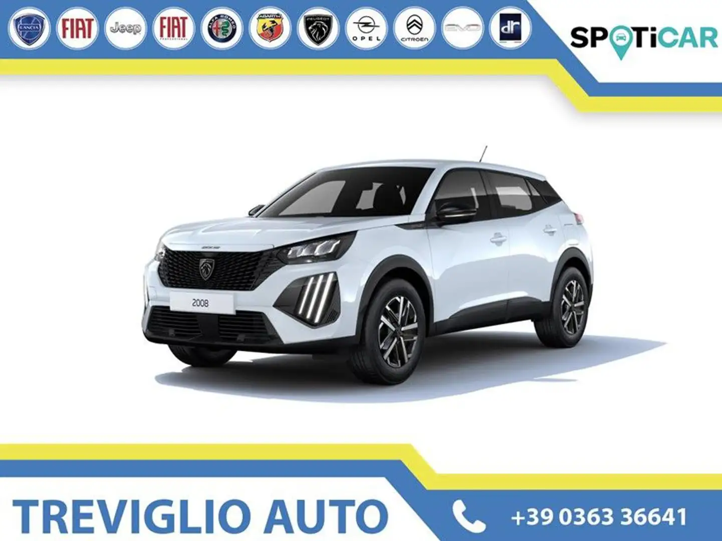 Peugeot 2008 PureTech 100 S&S STYLE+ALLURE Белый - 1