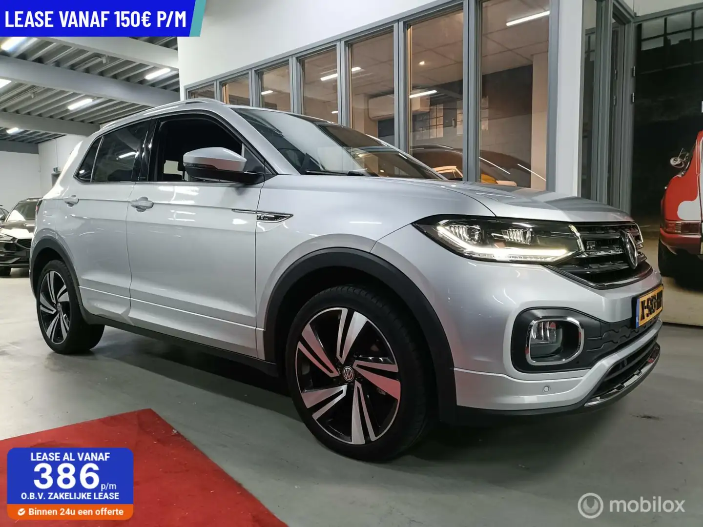 Volkswagen T-Cross 1.5 TSI DSG 3X R LINE VIRTUAL CRUISE CLIMA NAVI ZE Grijs - 1