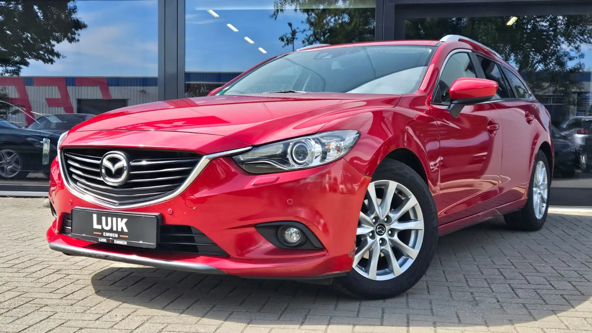 Mazda 6 Sportbreak 2.0 SKYACTIV-G Sports-Line + LEDER + BO Rood - 1