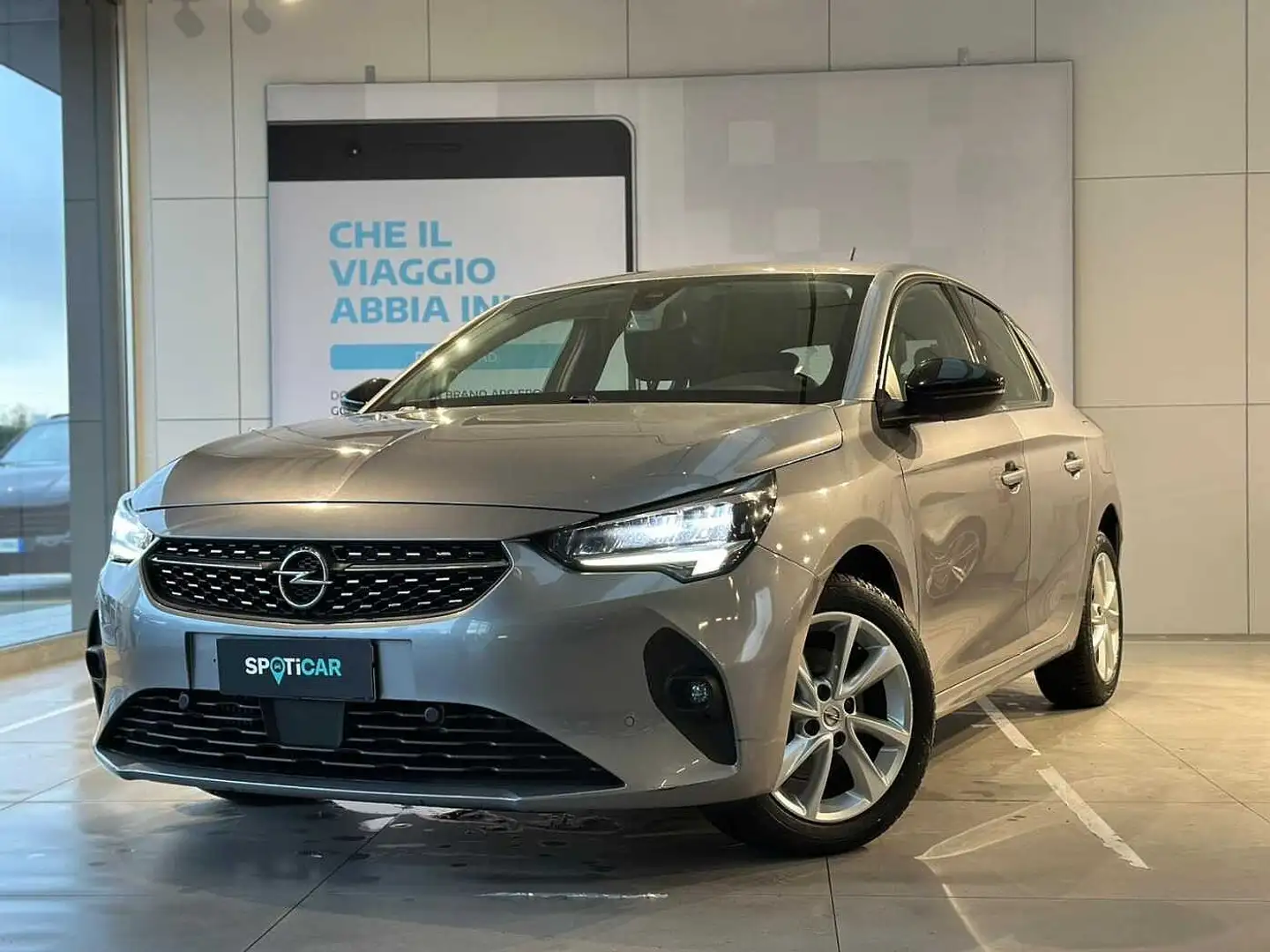 Opel Corsa 6ª serie 1.2 100 CV Elegance Grijs - 1