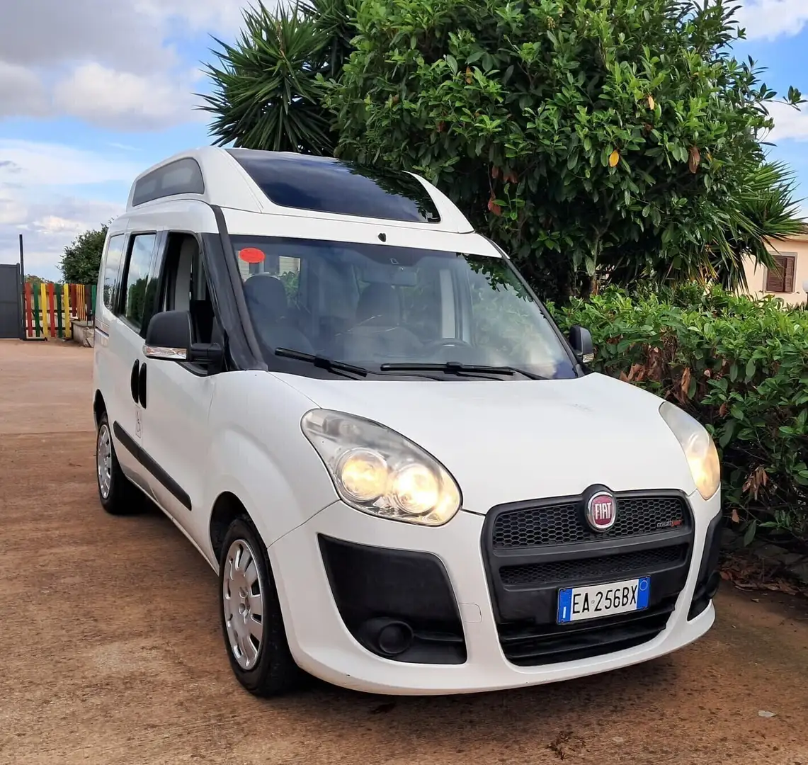 Fiat Doblo Doblò 1.6 TETTO ALTO TRASPORTO DISABILI Bianco - 1