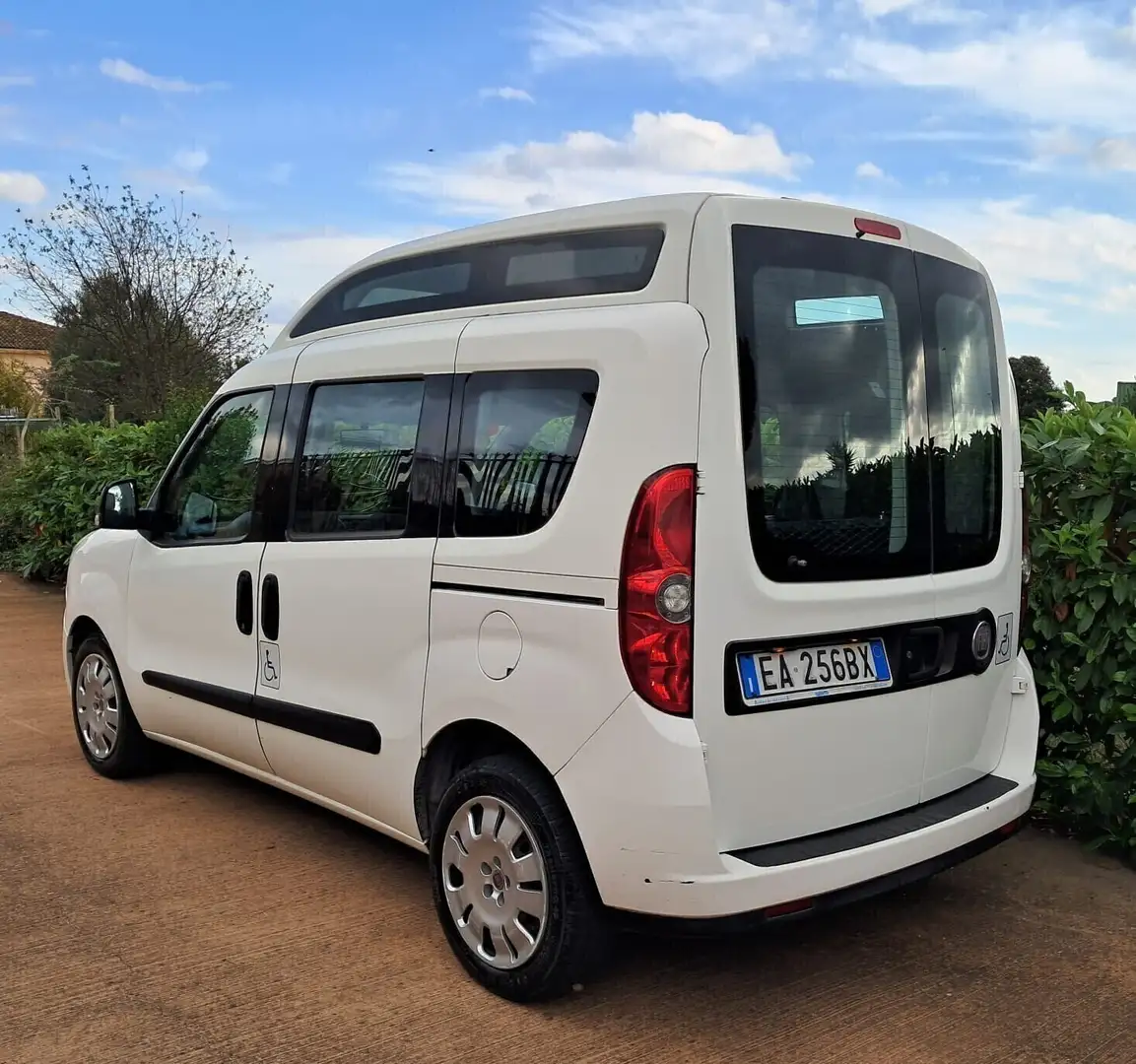 Fiat Doblo Doblò 1.6 TETTO ALTO TRASPORTO DISABILI Bianco - 2