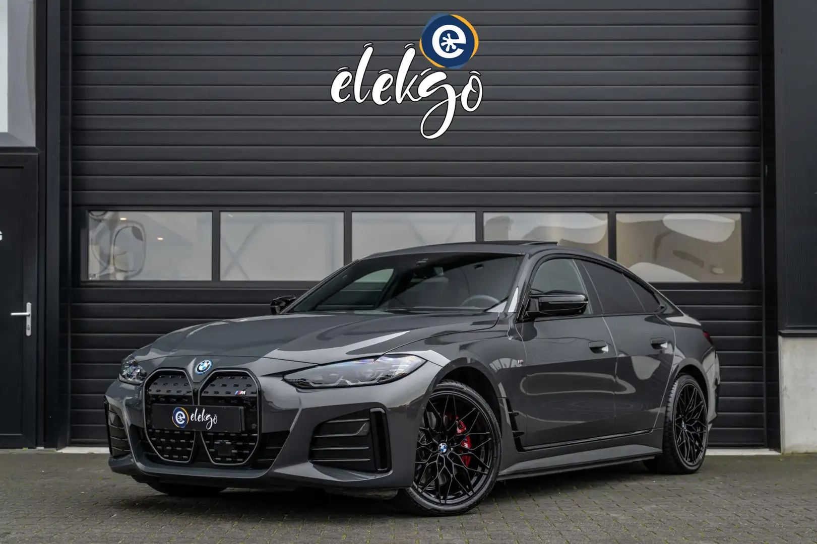 BMW i4 M50 High Executive 544PK|PANO|HUD|Harman Kardon Gris - 1