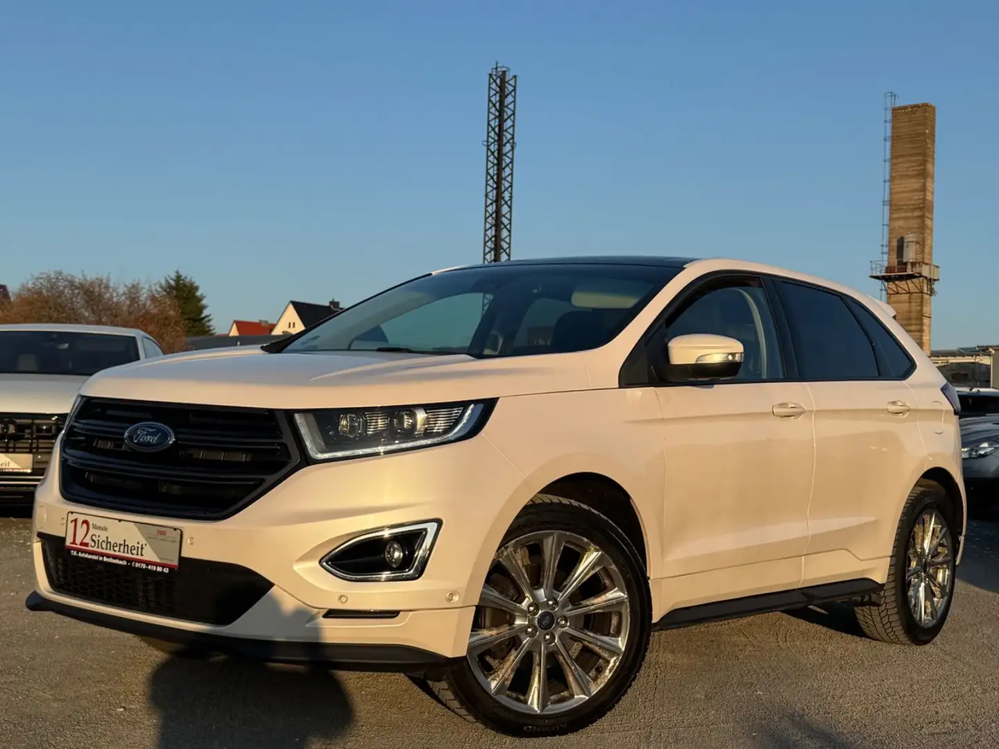 Ford Edge Sport 4x4/AHK/NAVI/EURO 6 Weiß - 1