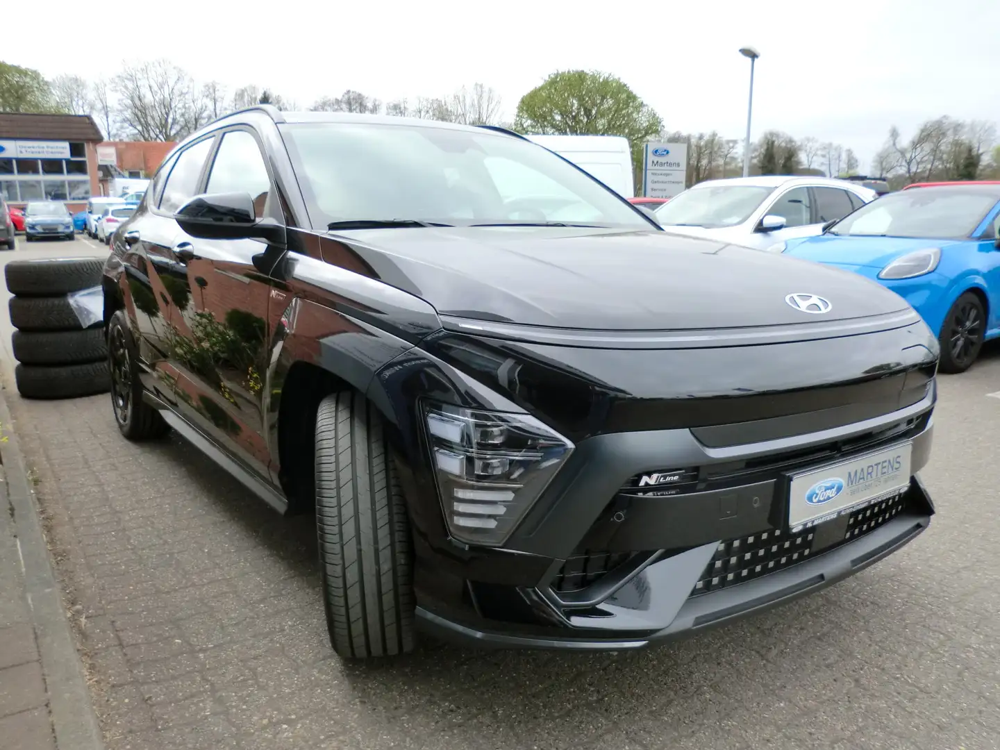 Hyundai KONA N Line Elektro 2WD Noir - 2