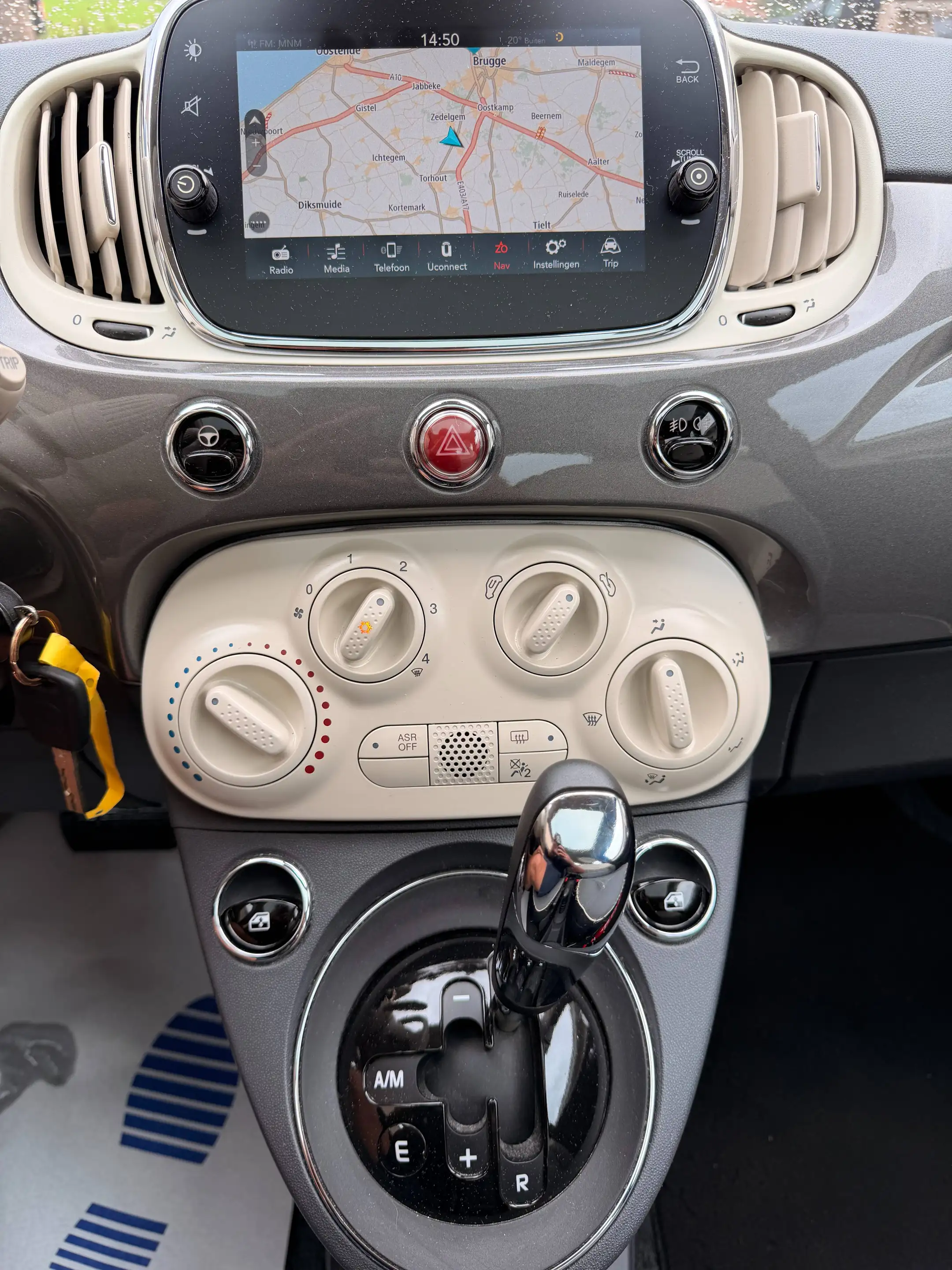 Fiat 500 1.2i Lounge AUTOMAAT/GPS/GARANTIE — photo 13