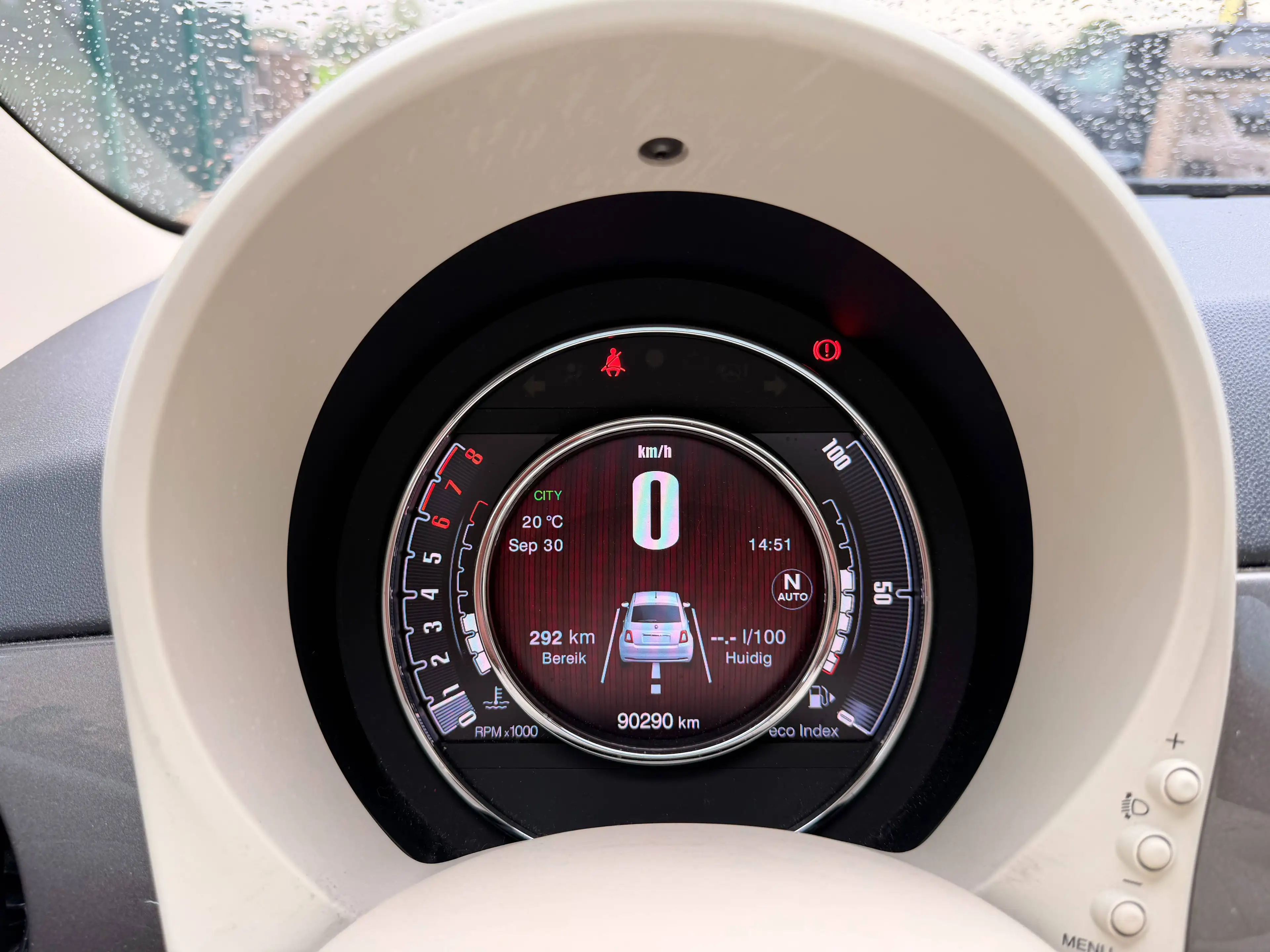 Fiat 500 1.2i Lounge AUTOMAAT/GPS/GARANTIE — photo 15
