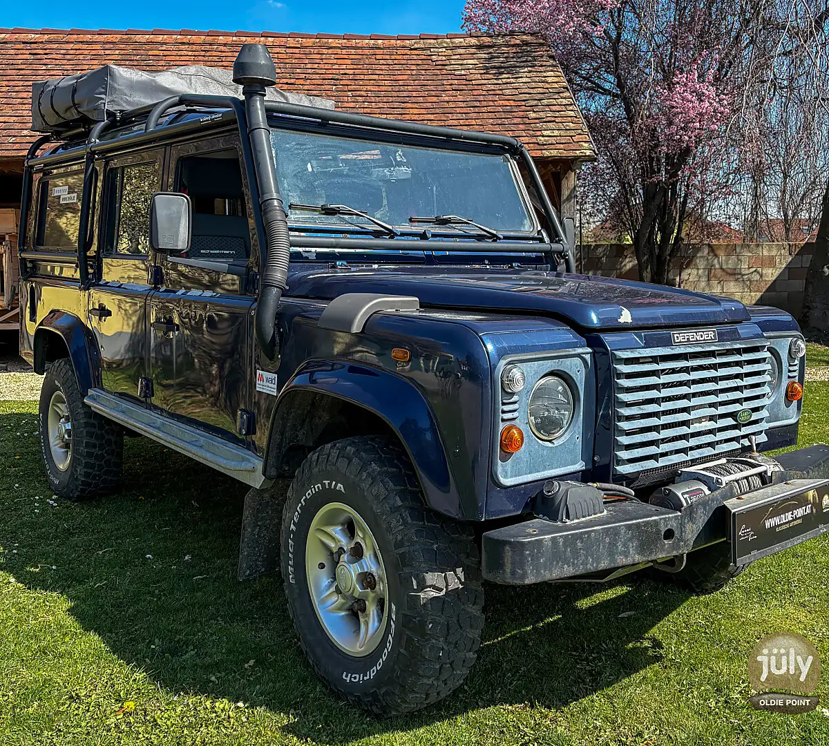 Land Rover Defender 110 Station Wagon | hochwertig aufgebaut Blau - 1