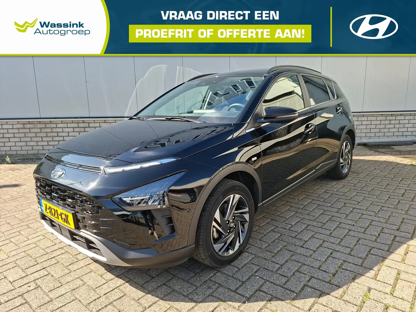 Hyundai BAYON 1.0 T-GDI 48V 100PK 7DCT Premium Zwart - 1