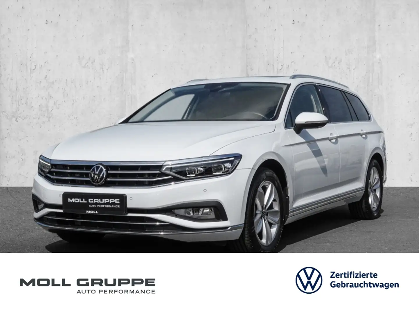 Volkswagen Passat Variant 2.0 TDI DSG Elegance PANO AHK NAVI LEDER Weiß - 1