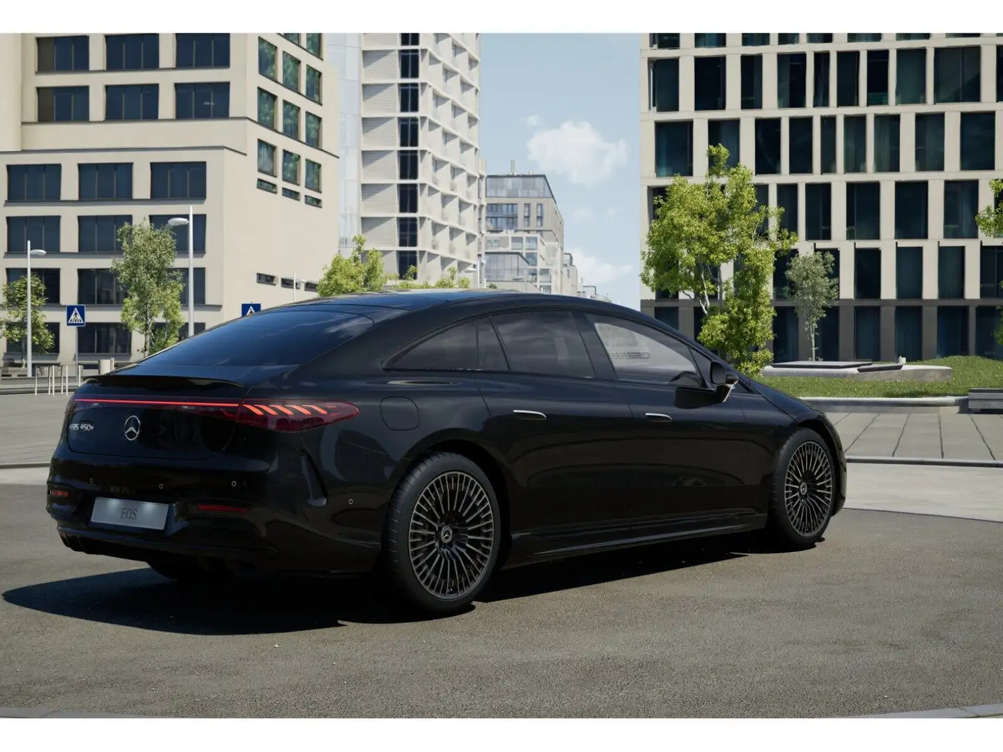 Mercedes-Benz EQS 450+ +AMG+PANO+AIRMATIC+HYPERSCREEN+NIGHT Siyah - 2