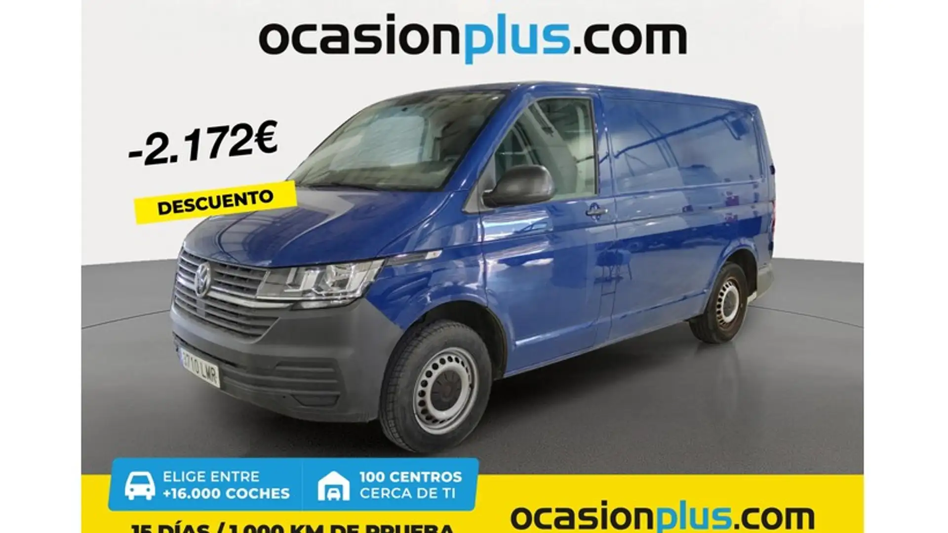 Volkswagen Transporter Kombi 2.0TDI Batalla Corta 81kW Azul - 1