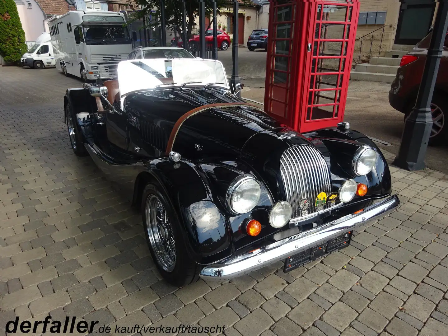 Morgan Plus 8 3,9 33.000 km deut. Auslief. H-Zulassung Schwarz - 1