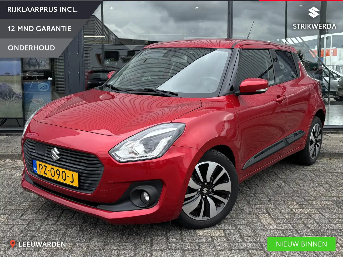 Suzuki Swift 1.2 Stijl Smart Hybrid Armsteun/Clima/Navi Красный - 1