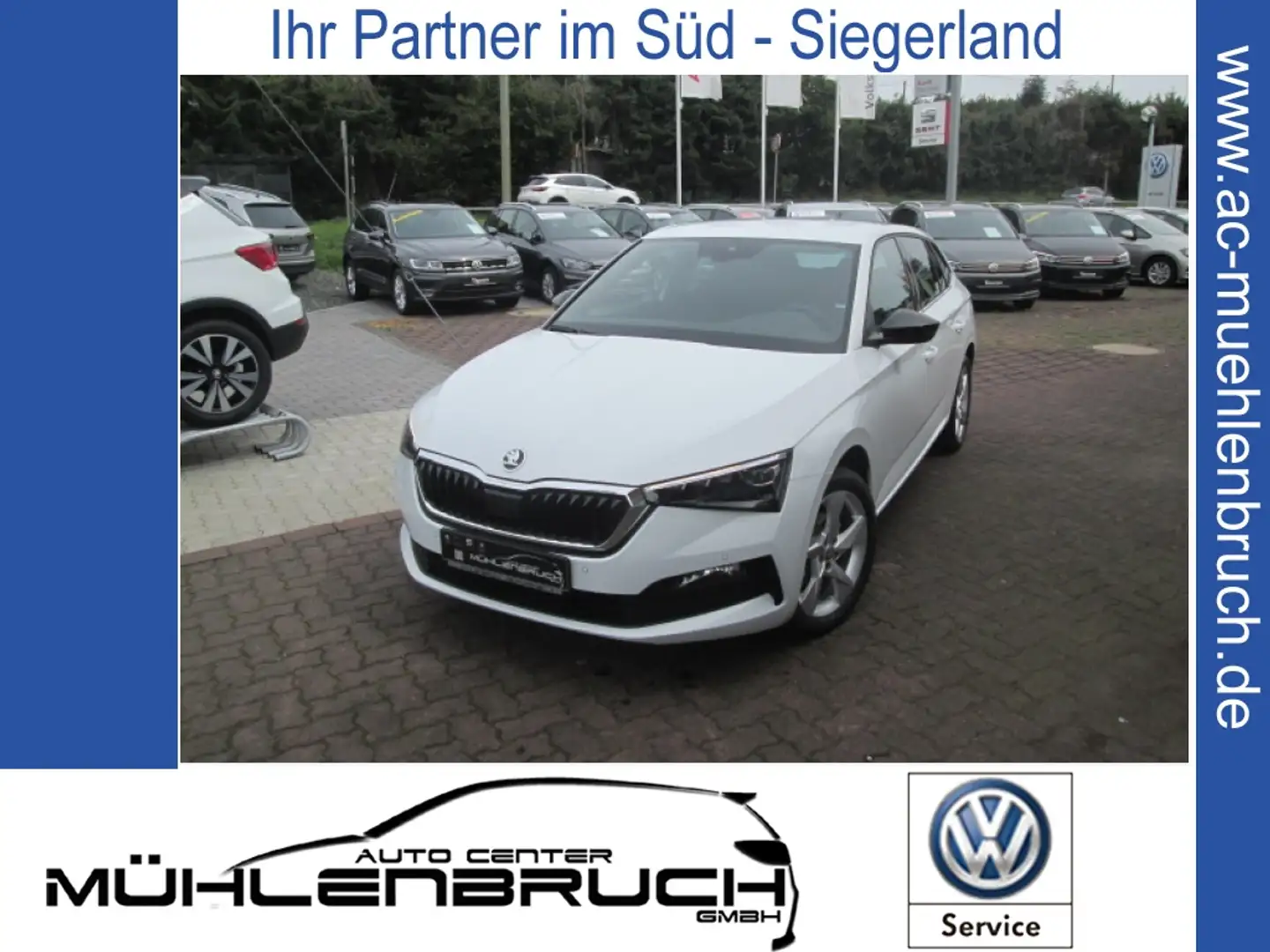 Skoda Scala 1.0 TSI Style Weiß - 1