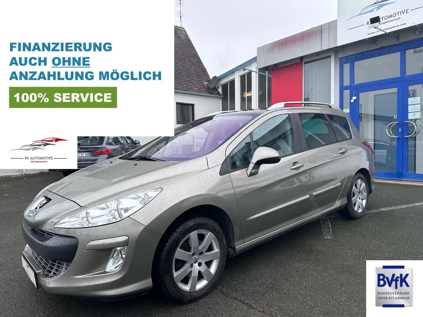 Peugeot 308 SW Premium 1.6HDI*1.Hd*Klima*PDC*Pano* Gris - 1