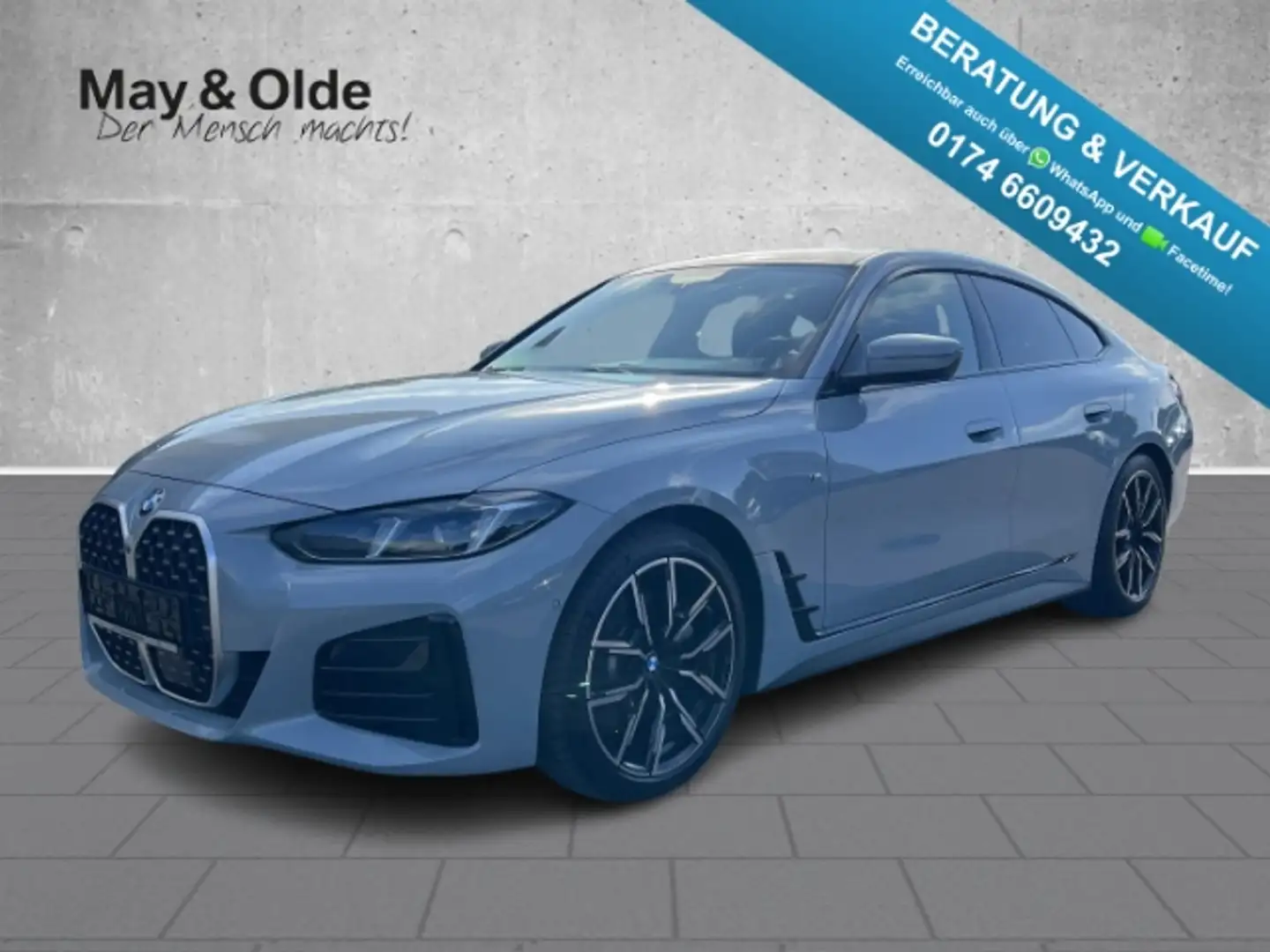 BMW 430 Gran Coupe i Aut. xDrive M Sport LED Navi Gris - 1