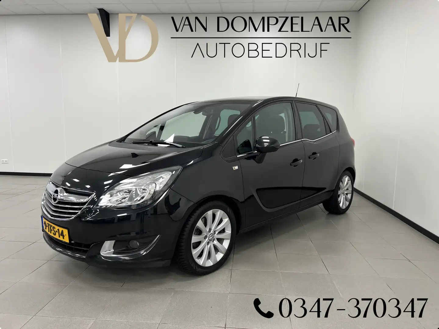 Opel Meriva 1.4 Turbo 140PK Cosmo / Leder / Trekh. / Panodak / Zwart - 1