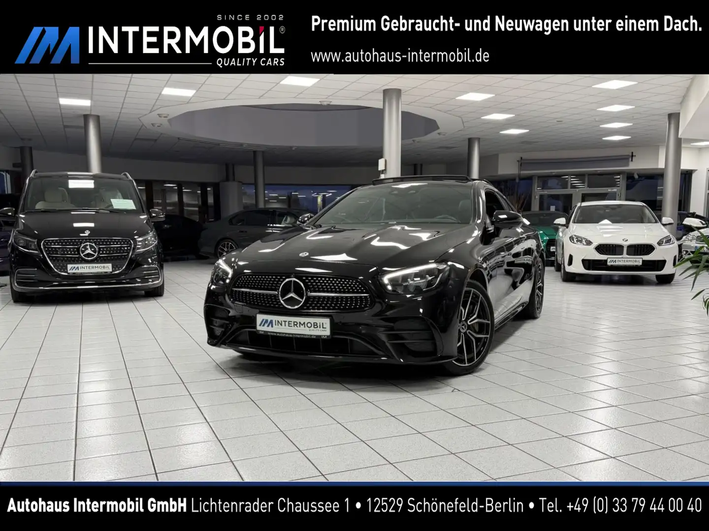 Mercedes-Benz E 450 4M*AMG*AIRM*PANO*STHZG*DISTR*SOFT*HUD*360° Negru - 1