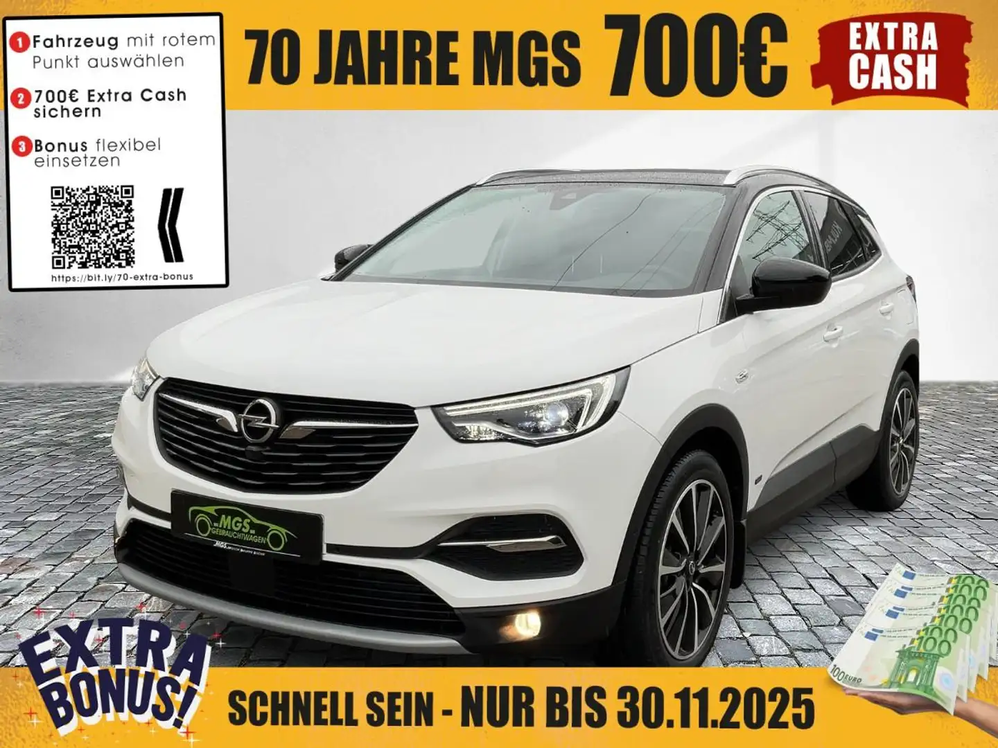 Opel Grandland Ultimate Plug-in-Hybrid 4 DAB #BT Blanc - 1