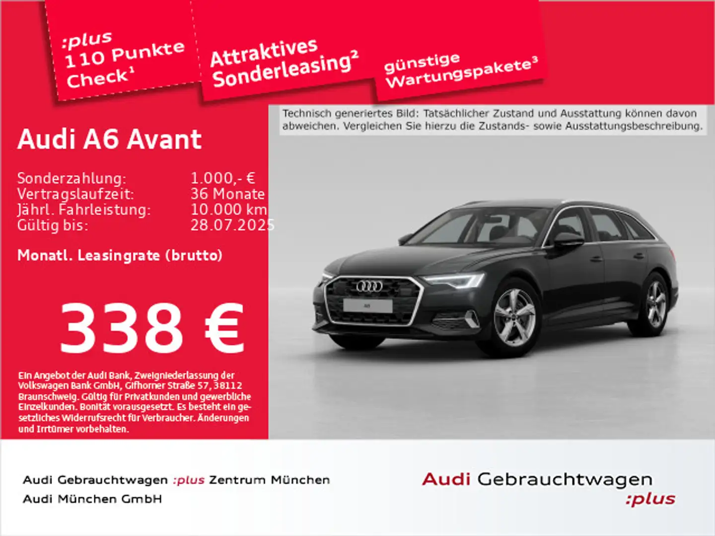 Audi A6 45 TFSI S tronic advanced ACC/AHK/Matri Schwarz - 1