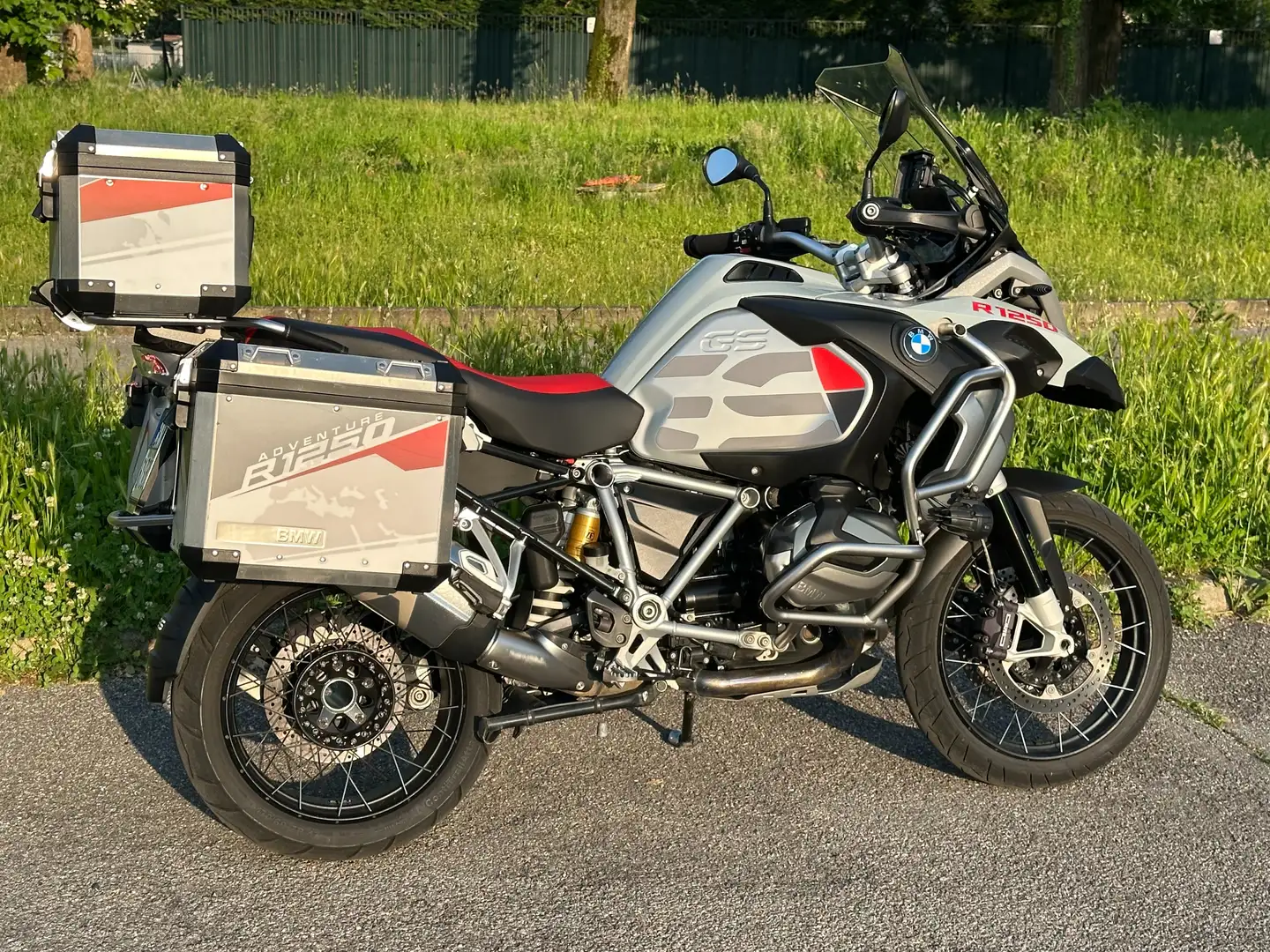 BMW R 1250 GS Adventure Full optional Grigio-Rossa Gri - 2