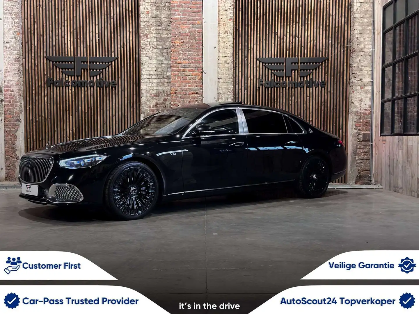 Mercedes-Benz S 680 680 Maybach*4-MATIC*V12*FIRST-CLASS*MB GARANTIE* Nero - 1