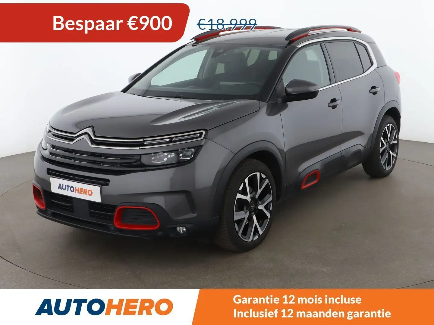 Citroen C5 Aircross 1.5 Blue-HDi Shine Szary - 1