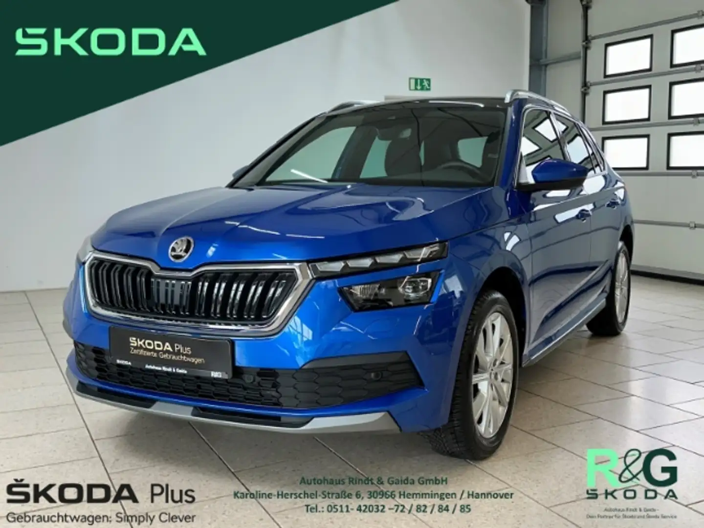 Skoda Kamiq Style 1.0 TSI DSG Kamera Pano SHZ Navi ACC Azul - 1