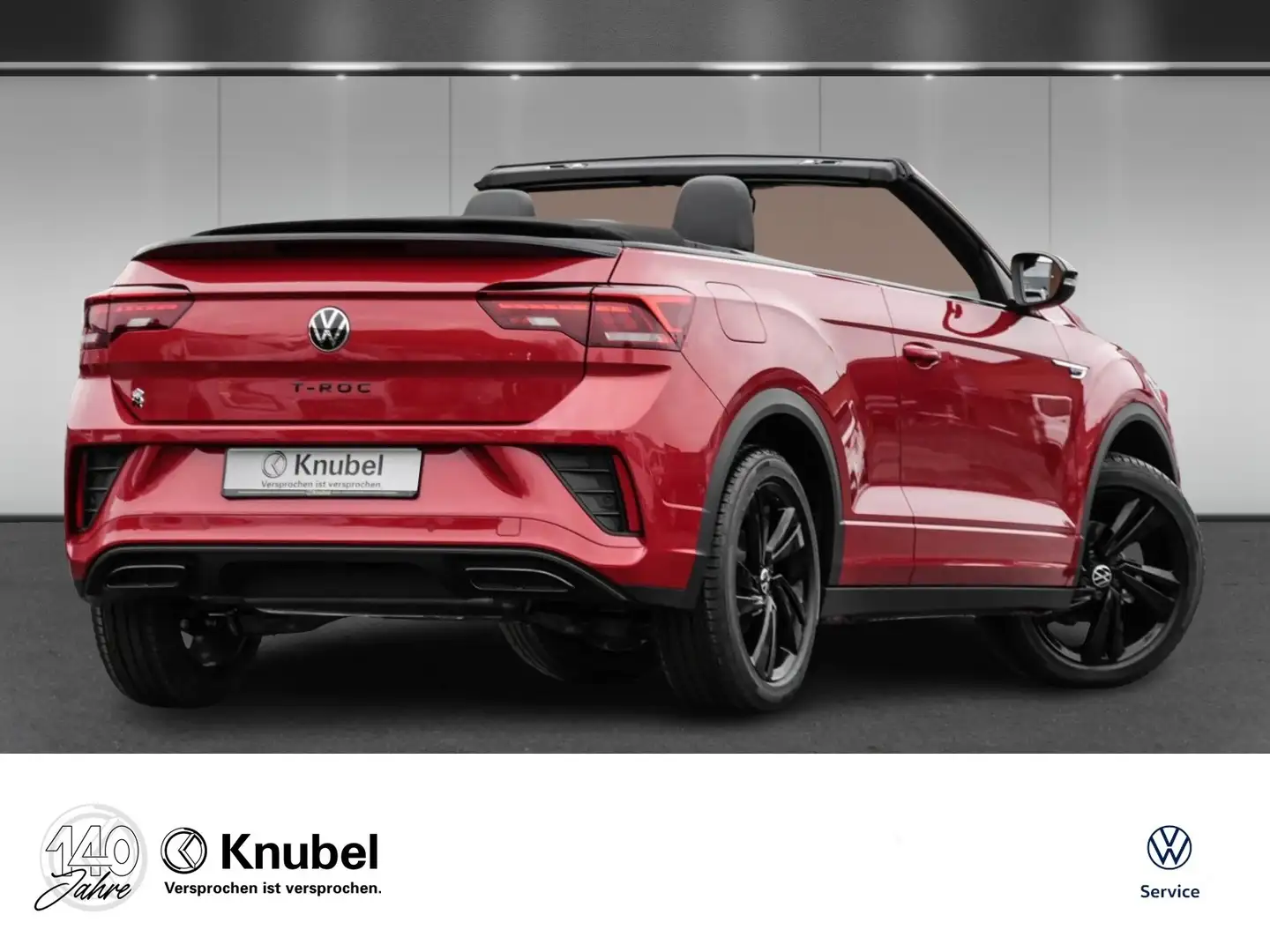 Volkswagen T-Roc Cabriolet R-Line 1.5 TSI DSG AHK LED+ Navi Trav... Rouge - 2