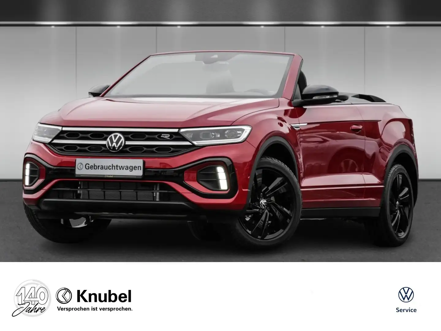 Volkswagen T-Roc Cabriolet R-Line 1.5 TSI DSG AHK LED+ Navi Trav... Rouge - 1