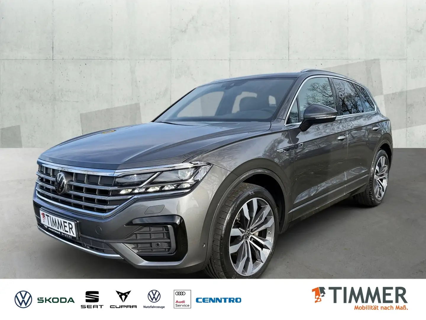 Volkswagen Touareg 3.0 V6 TDI R-LINE 4M *AHK *LUFT *INNO *21" *IQ.LI Grijs - 1