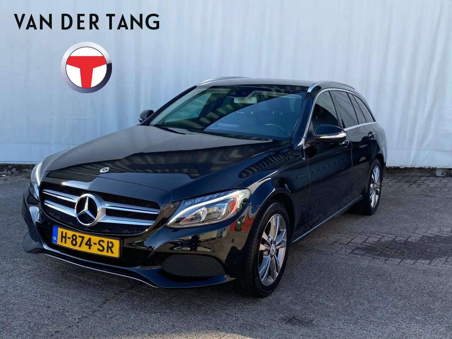 Mercedes-Benz C 180 Estate Prestige Aut. /Sp.stln/ pr.glas/ etc.. Noir - 1